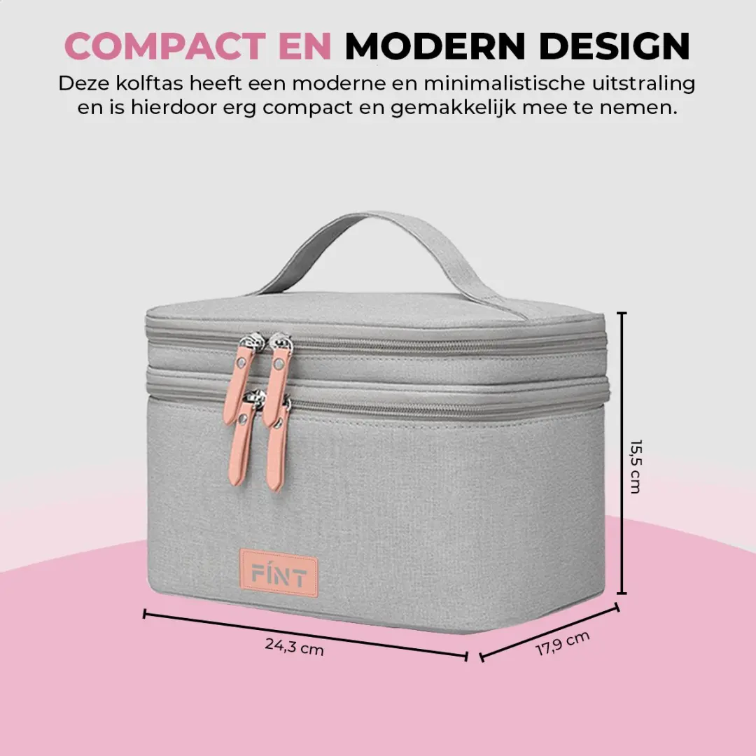 FÍNT Luxe Koeltas 6L - Grijs