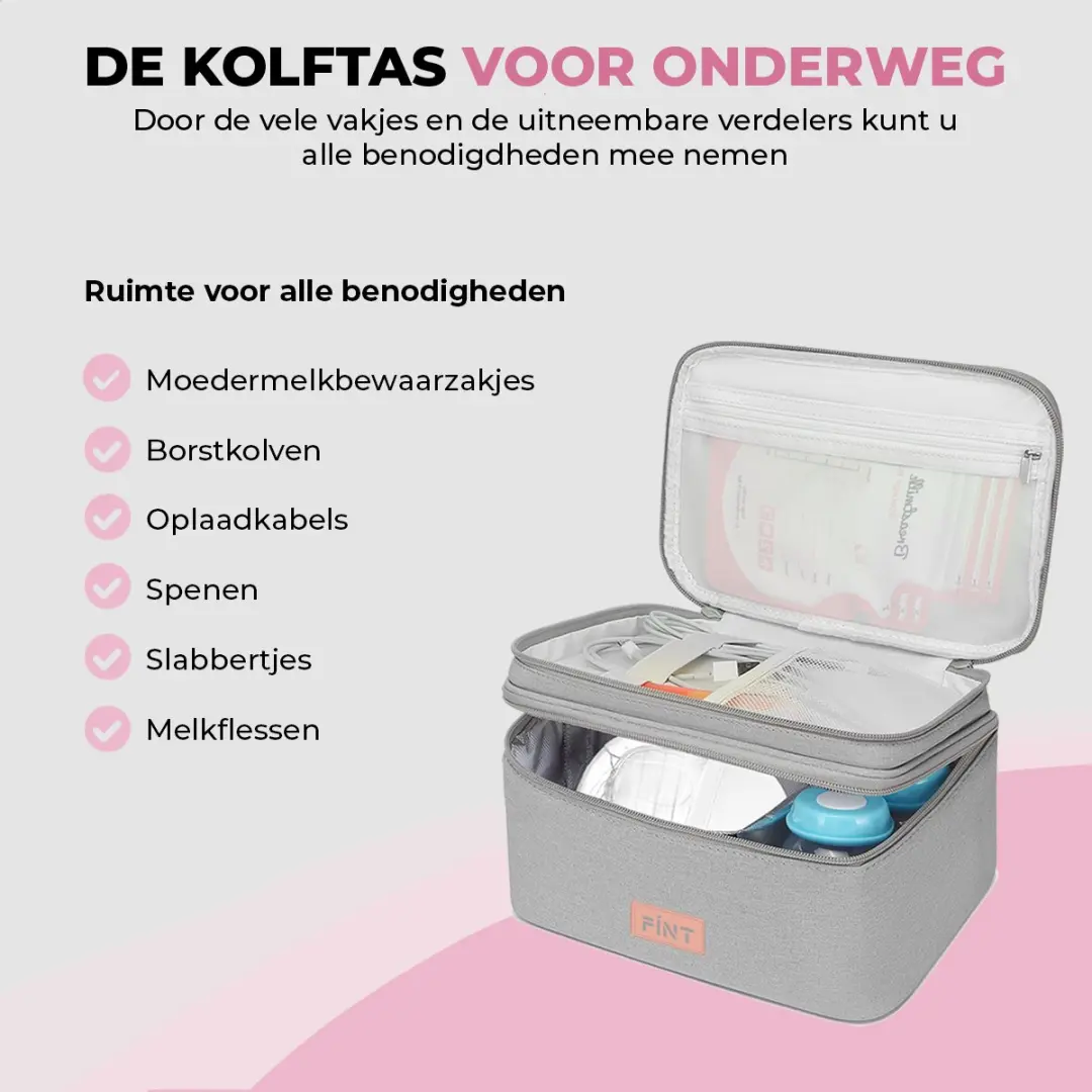 FÍNT Luxe Koeltas 6L - Grijs
