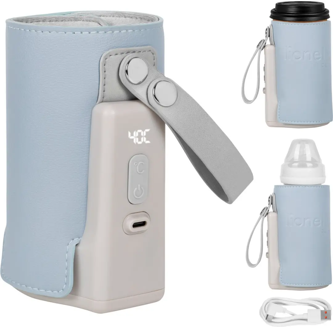 Lionelo Thermup Go Plus Flessenwarmer 3000mAh - Beige