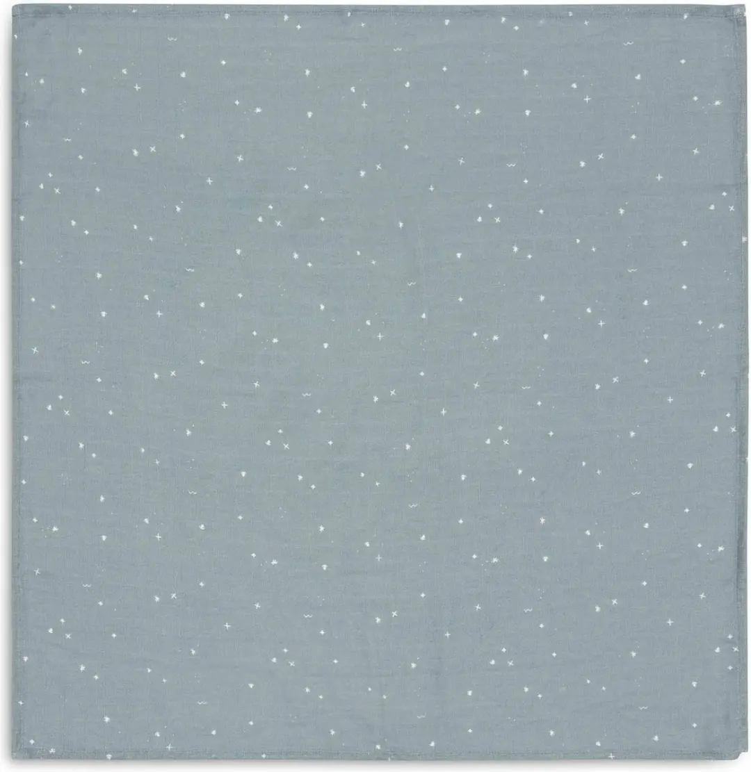 Jollein Hydrofiele Doekjes Small 70x70cm - 3 Stuks - Twinkling Sea Green - afbeelding 6 van 6