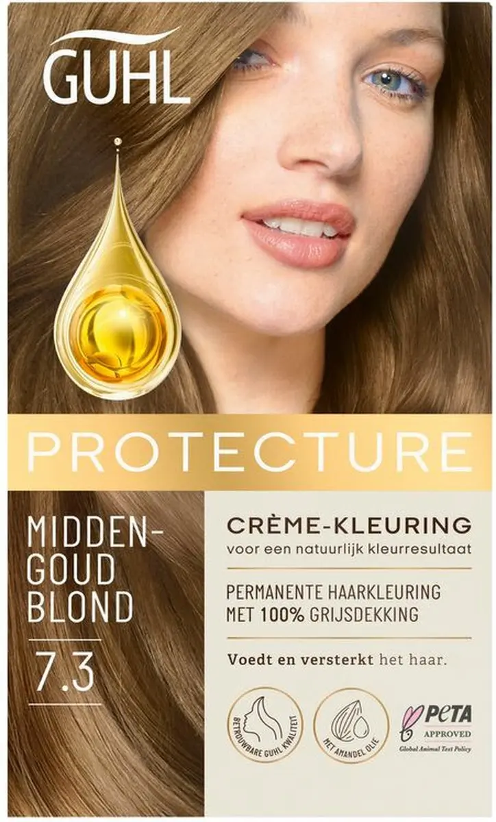 Guhl Natural Colors 7.3 Midden Goudblond Haarverf