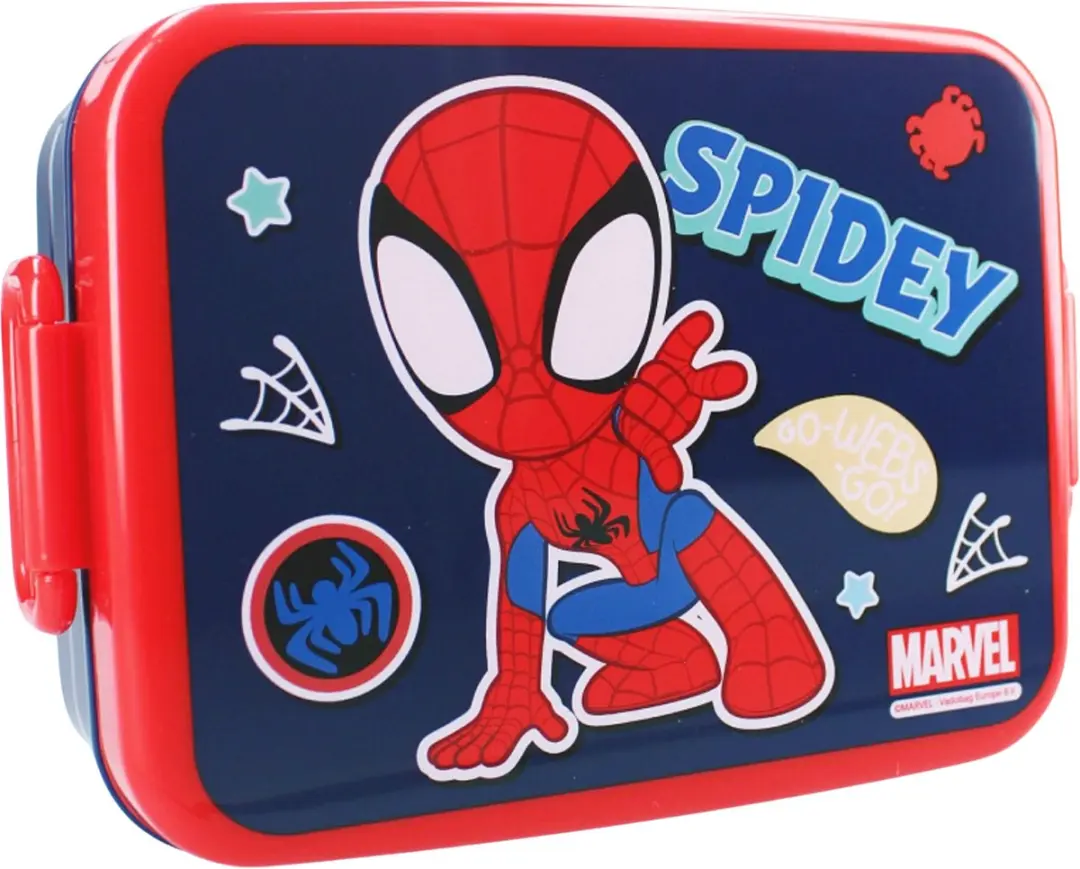 Spider-Man Lunchset - Lunchbox Drinkfles Snackboxen - Meerkleurig