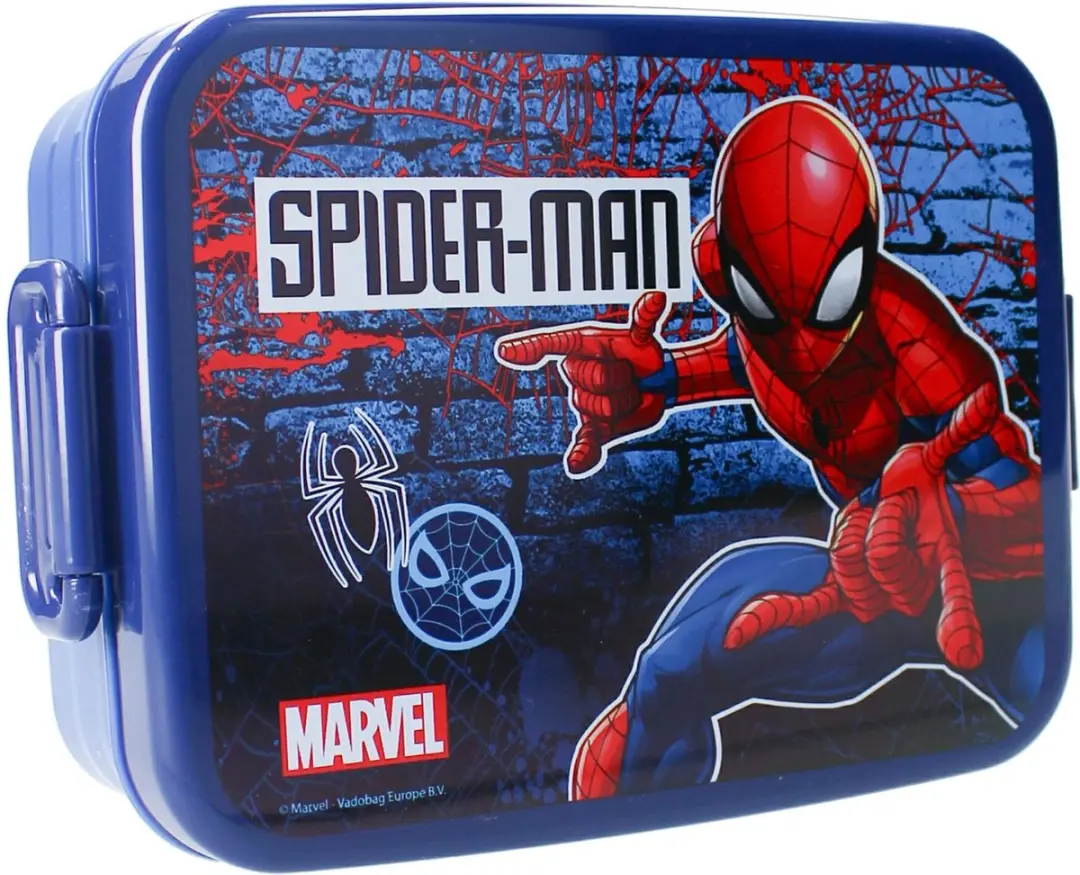 Spider-Man Lunchset - Lunchbox Drinkfles Snackboxen - Meerkleurig