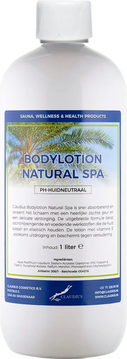 Splashbox Cosmetics Bodylotion Natural Spa 1L