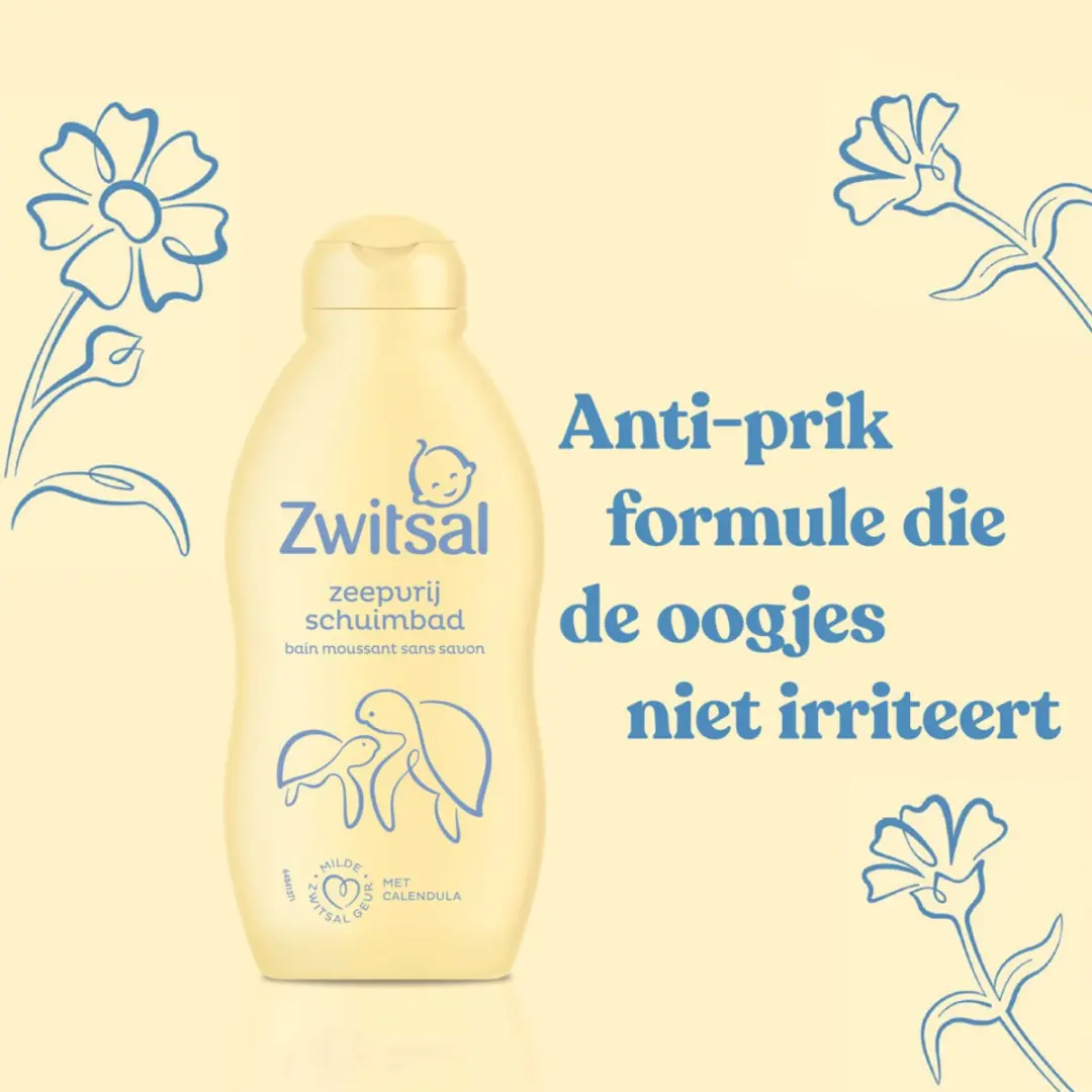 Zwitsal Zeepvrij Schuimbad 200ml
