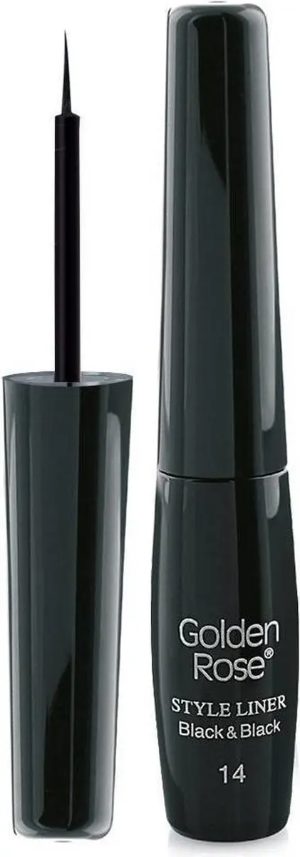 Golden Rose Style Liner NO.14B Vloeibare Eyeliner 6.5ml - Zwart