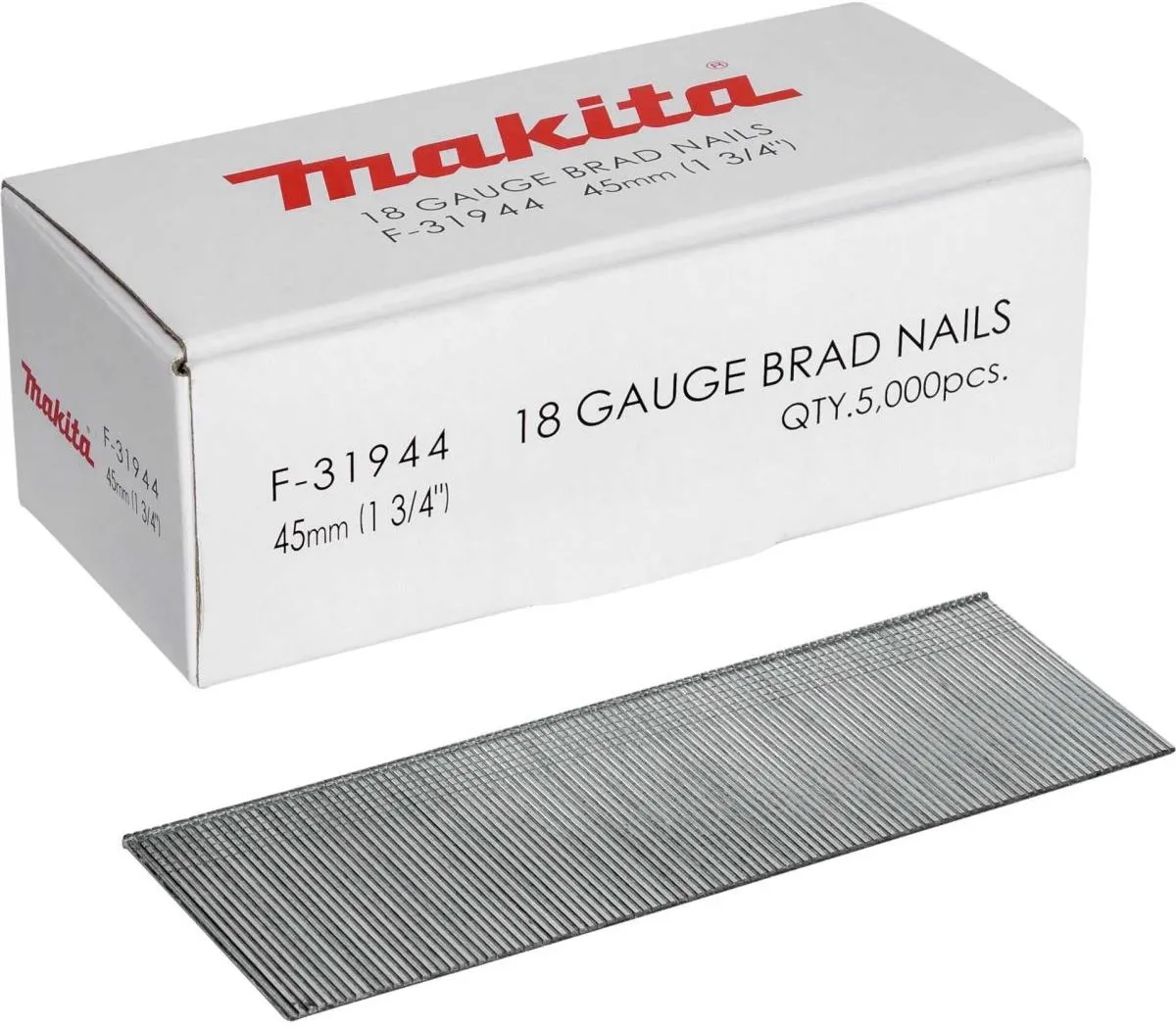 Makita F-31944 Bradnagels gegalvaniseerd 1,2x45mm - 5000 Stuks