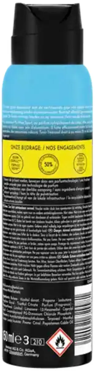 Fa Men Sport Deodorant Spray 3x150ml