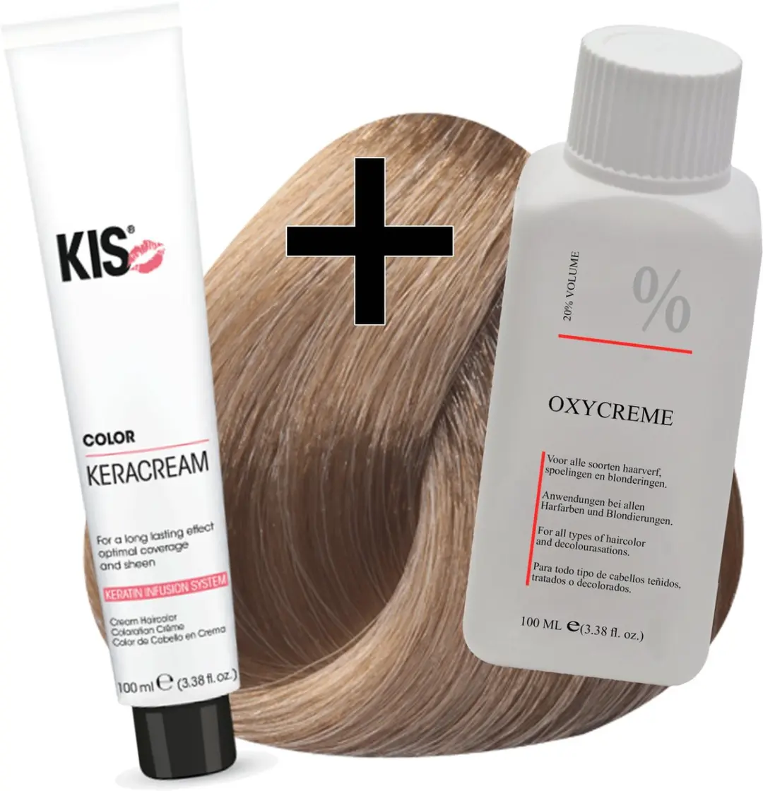 KIS Haarverfset 8B Licht beige 100ml