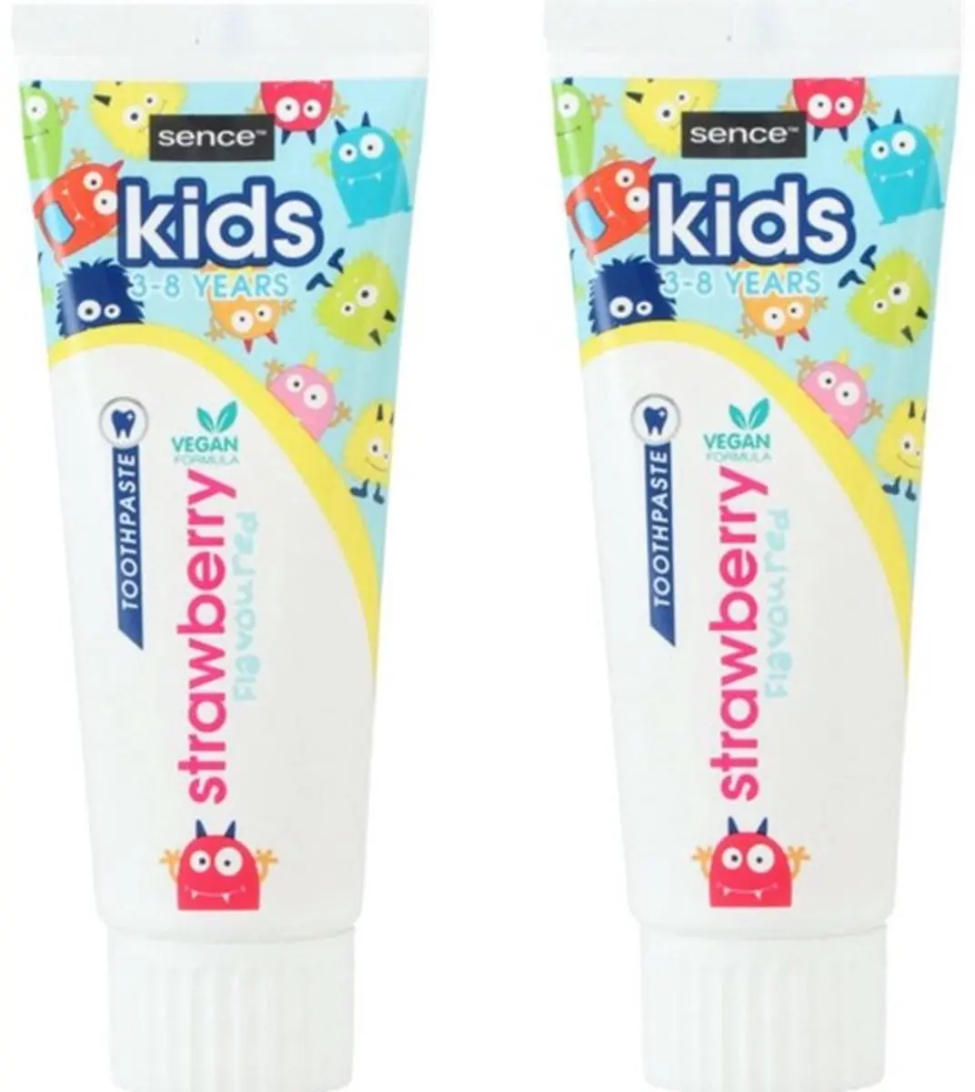 Sence Tandpasta Kids Aardbei 2x75ml