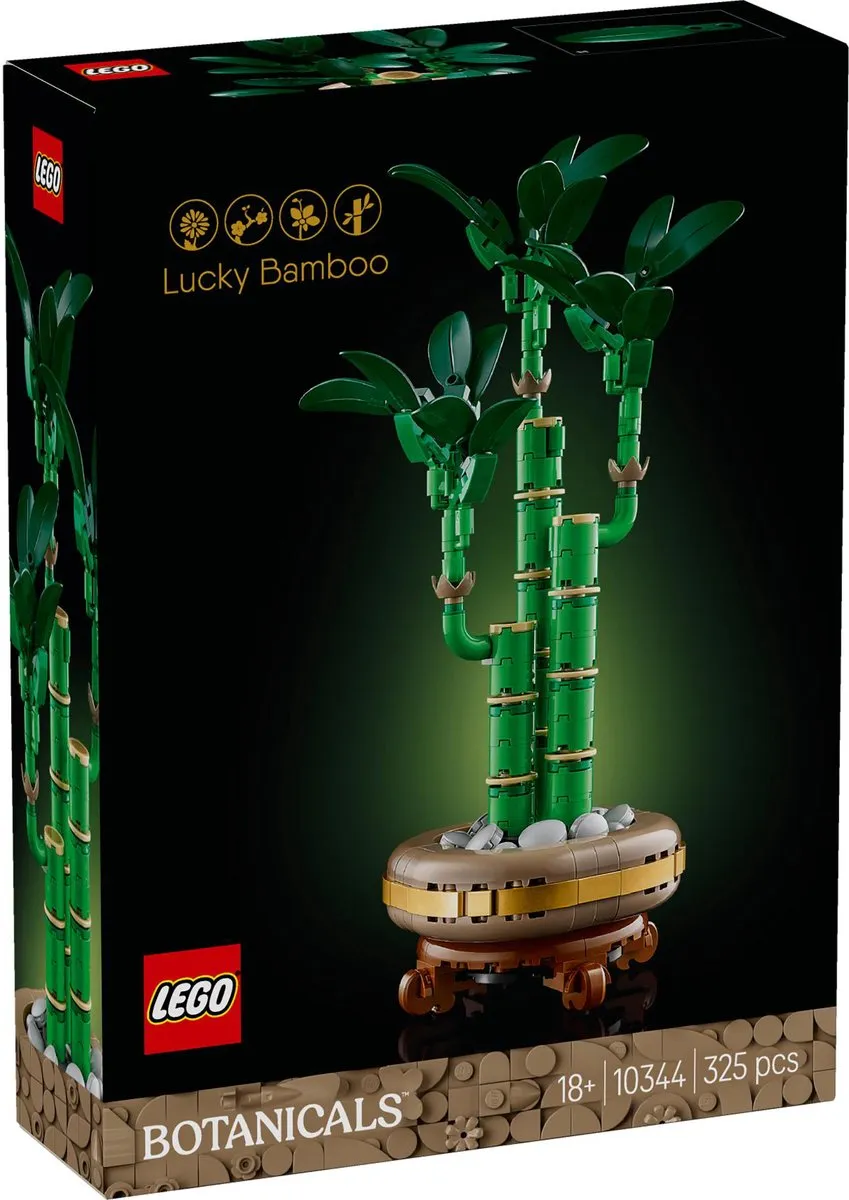 LEGO Botanicals Bamboe 10344 - 325 Stukken - Meerkleurig