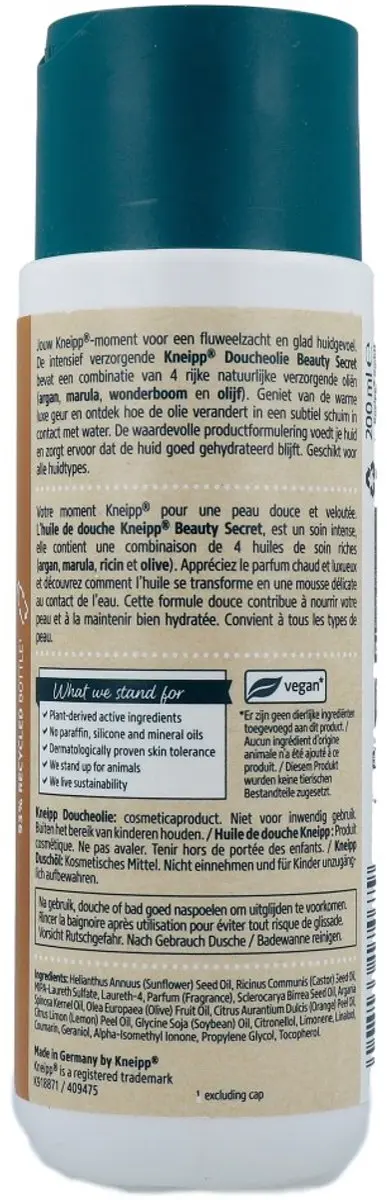 Kneipp Doucheolie Beauty Secret 200ml