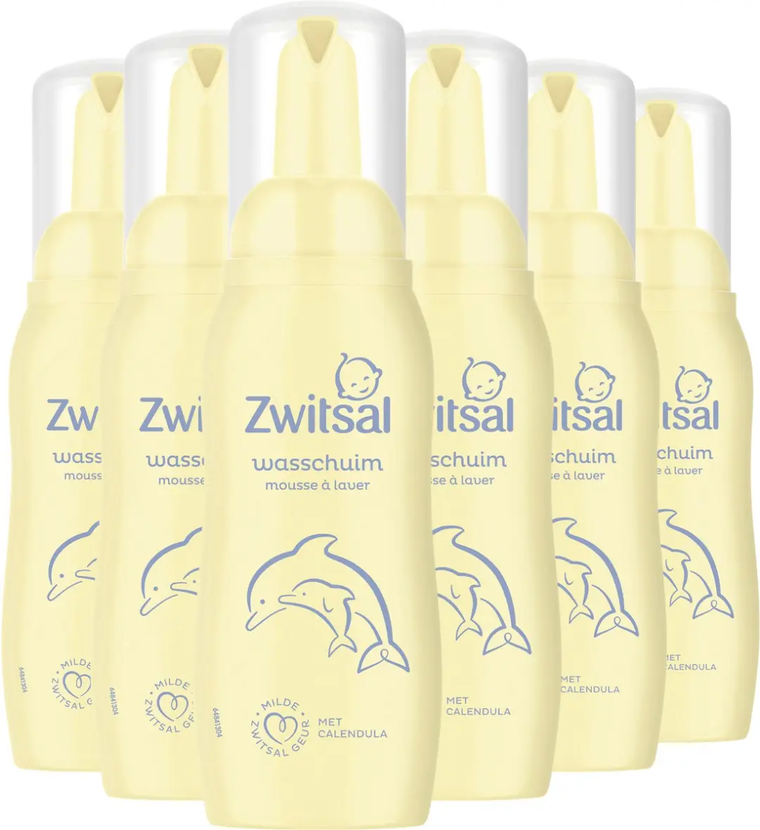Zwitsal Baby Wasschuim 6x200ml