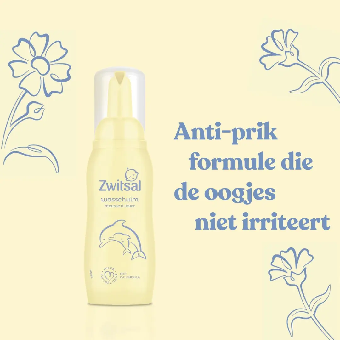 Zwitsal Baby Wasschuim 6x200ml
