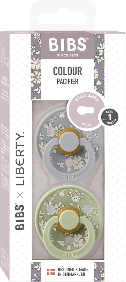 BIBS x Liberty Capel Sage Fopspeen - 2 Stuks