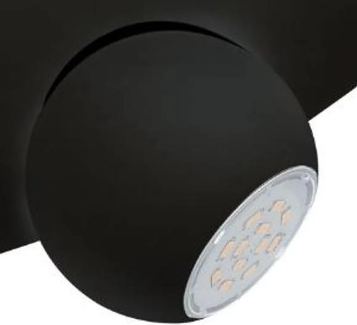 Eglo Norbello 3 Opbouwspot GU10 - 2 Stuks - Zwart