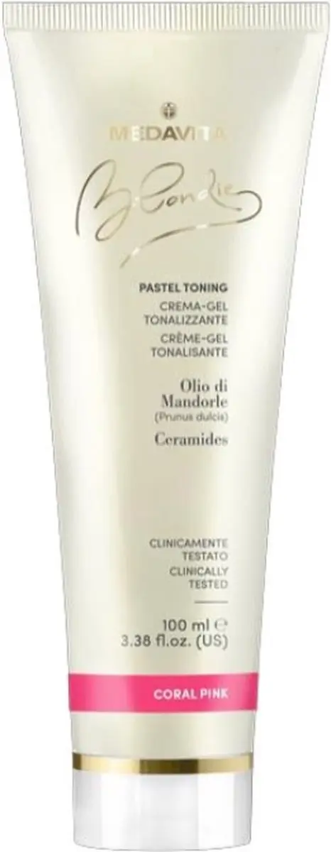 Medavita Blondie Pastel Toning Haarkleur Koraalroze 100ml