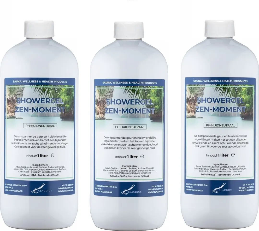 Splashbox Cosmetics Zen Moment Douchegel 3x1L