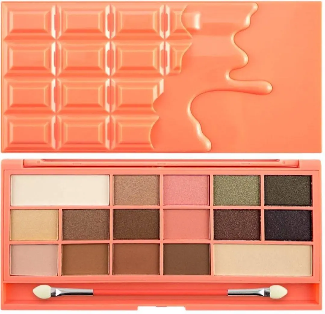 Makeup Revolution I Love Makeup Oogschaduw Palette Chocolate & Peaches - 16 Kleuren