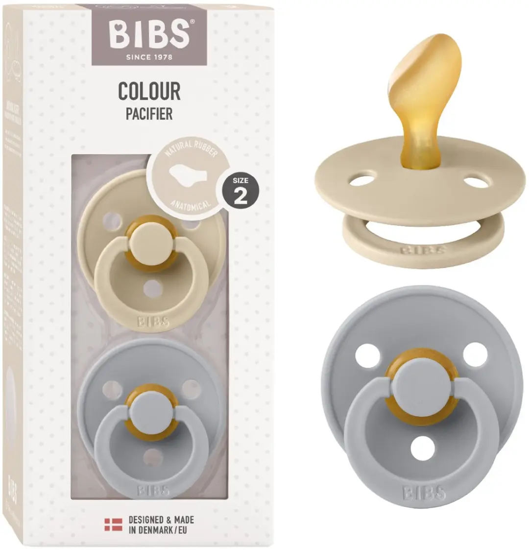 BIBS Colour Anatomische Speen 2 Stuks