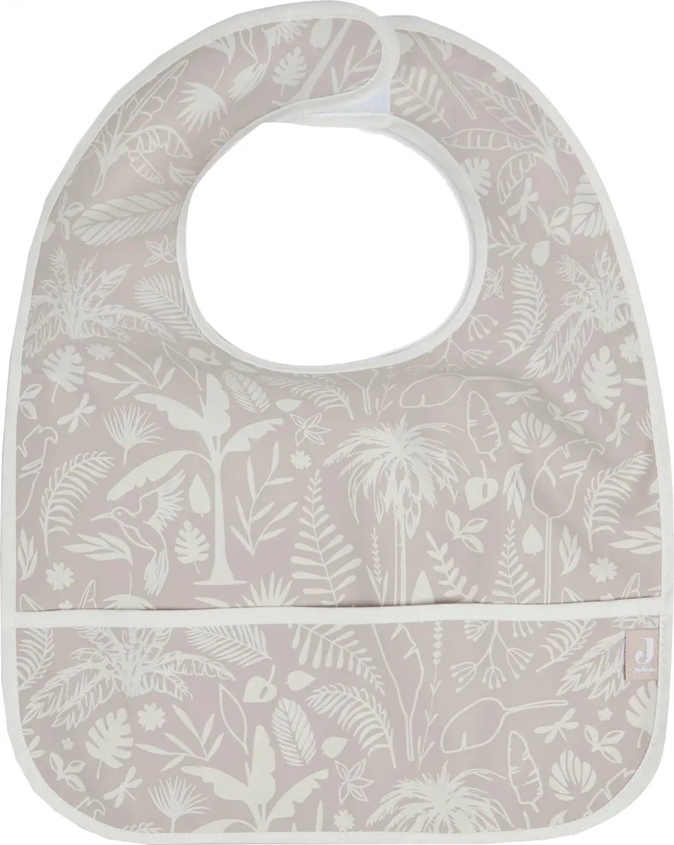Jollein Slab Waterproof Nougat Slabbetjes Baby - 2 Stuks