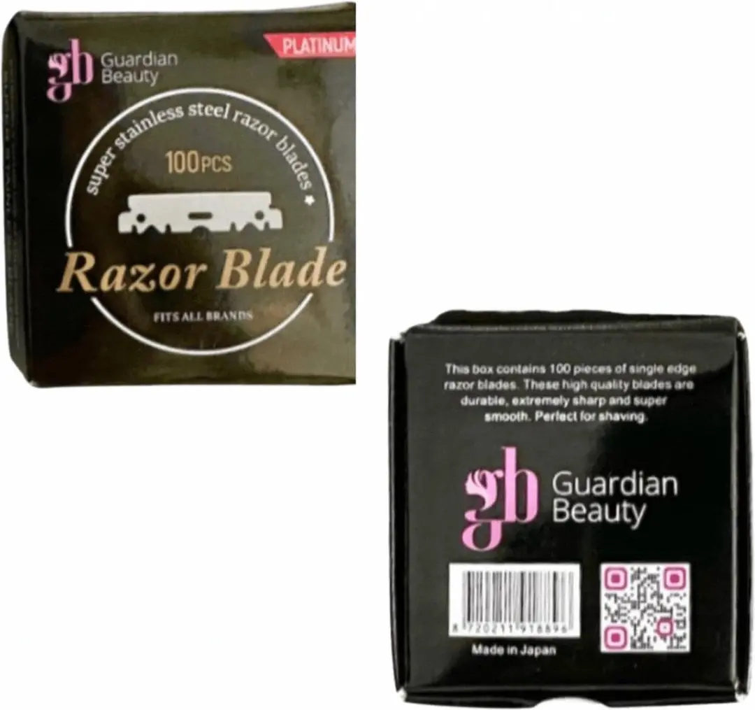 Guardian Beauty Platinum Halve Mesjes 500 Stuks - Zwart
