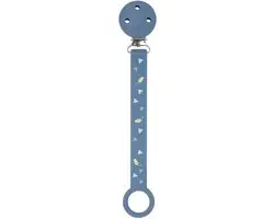 Nattou Silicone Fopspeenketting - 21cm - Roze