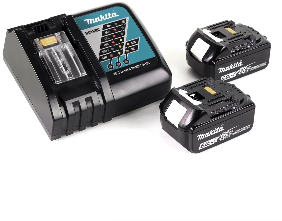 Makita DJV182RGJ Decoupeerzaag 18V - 2x 6.0Ah accu + lader - afbeelding 5 van 5