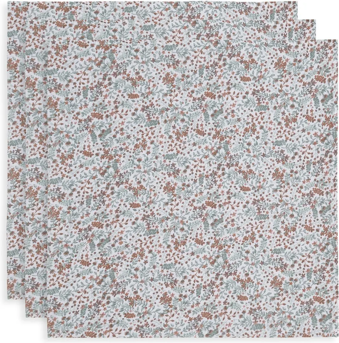 Jollein Hydrofiel Multidoek Bloom 70x70cm - 3 Stuks