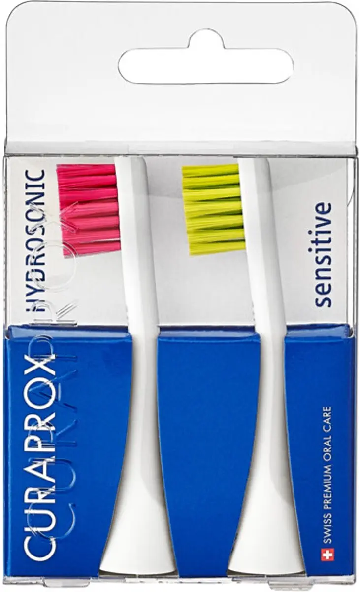 Curaprox Hydrosonic Opzetborstels Sensitive Duo