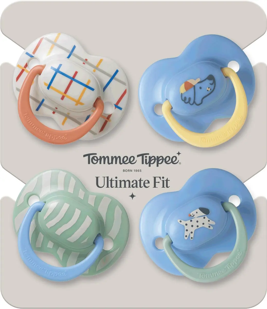 Tommee Tippee Ultimate Fit Fopspeen - 4 Stuks - Blauw - afbeelding 6 van 6