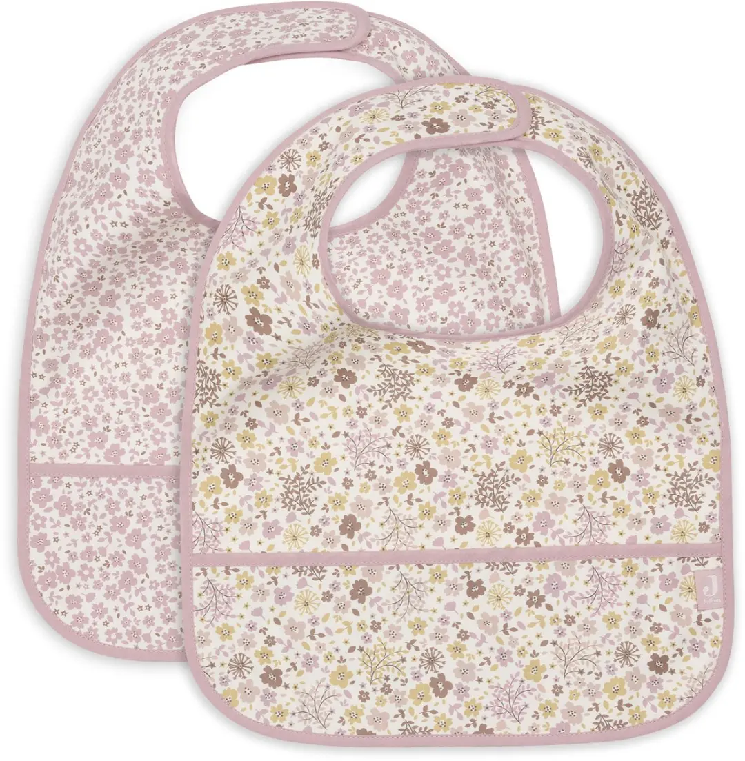 Jollein Slabbetjes Waterproof Flower Fairies - 2 Stuks