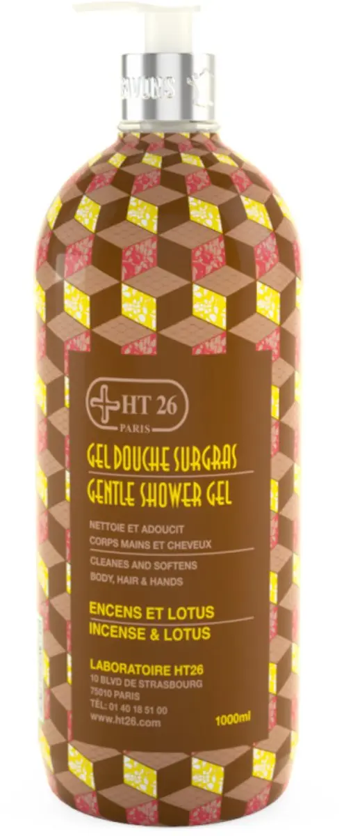 HT26 Paris Douchegel Incense & Lotus 1000ml