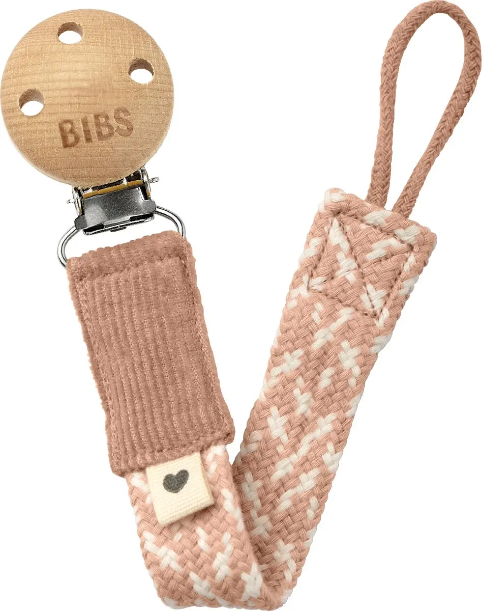 BIBS Fopspeenkoord Blush/Ivory