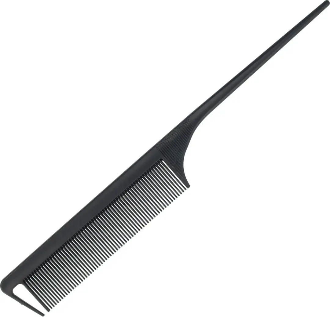 Haarsoires Puntkam Kunststof 22cm Zwart