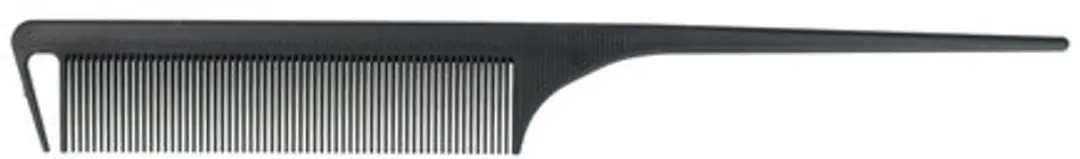 Haarsoires Puntkam Kunststof 22cm Zwart