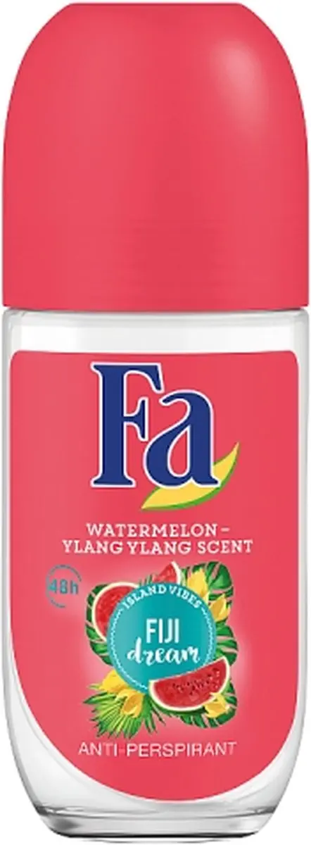 Fa Island Vibes Fiji Dream Antiperspirant Roll-On 50ml - Watermeloen/Ylang Ylang