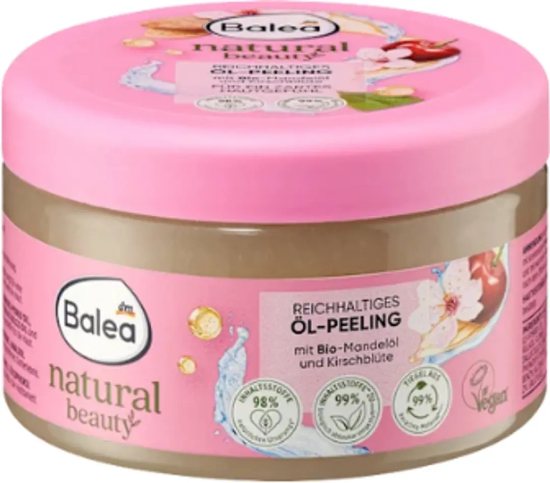 Balea Natural Beauty Oliescrub 300g