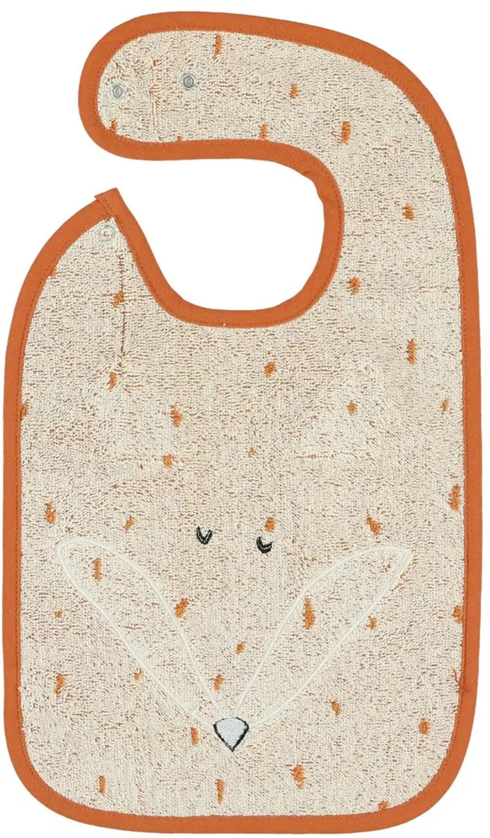 Trixie Slabbetje Mr. Fox - Oranje - 100% Biologisch Katoen