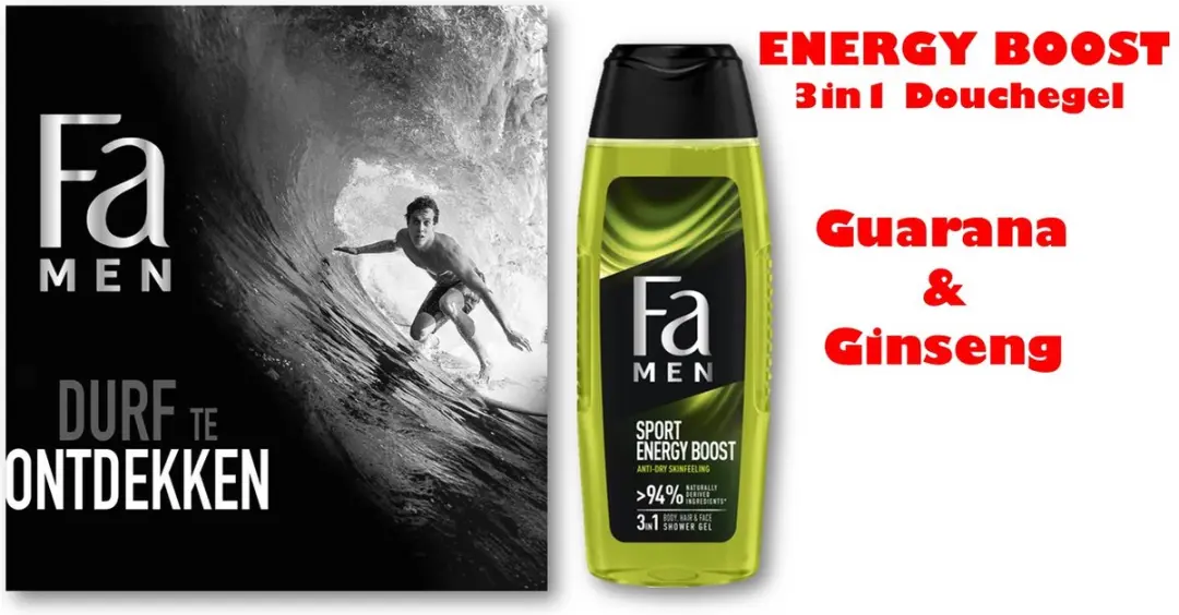 Fa Men Douchgel Sport Energy Boost - 10x250ml