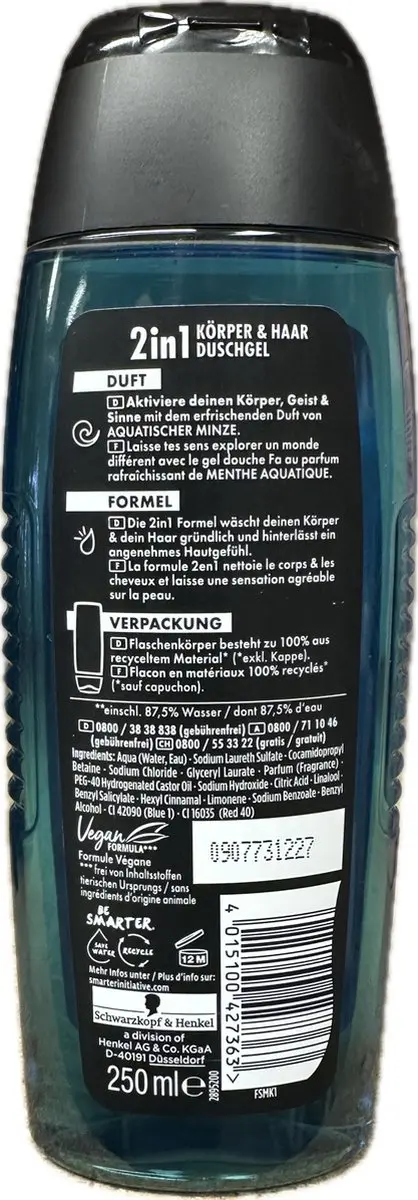 Fa Men Douchegel 2-in-1 Kick Off - 6x 250ml