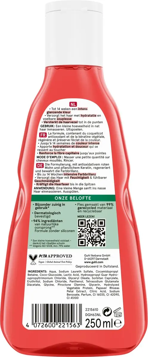 Guhl Shampoo Kleur Bescherming & Verzorging 250ml