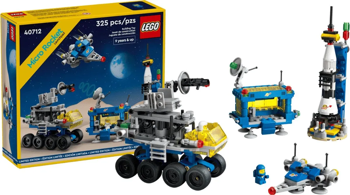 LEGO Micro Raketlanceerplatform 40712 - 324 Stukken