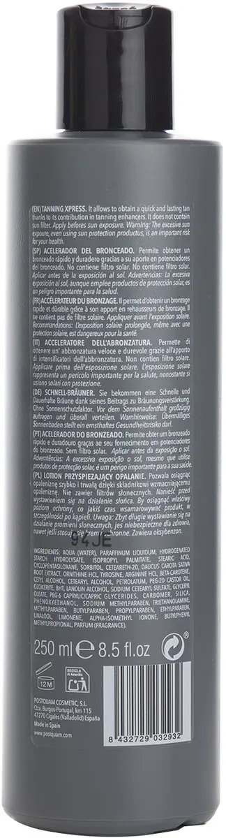 Postquam Acelerador Del Bronceado 250ml