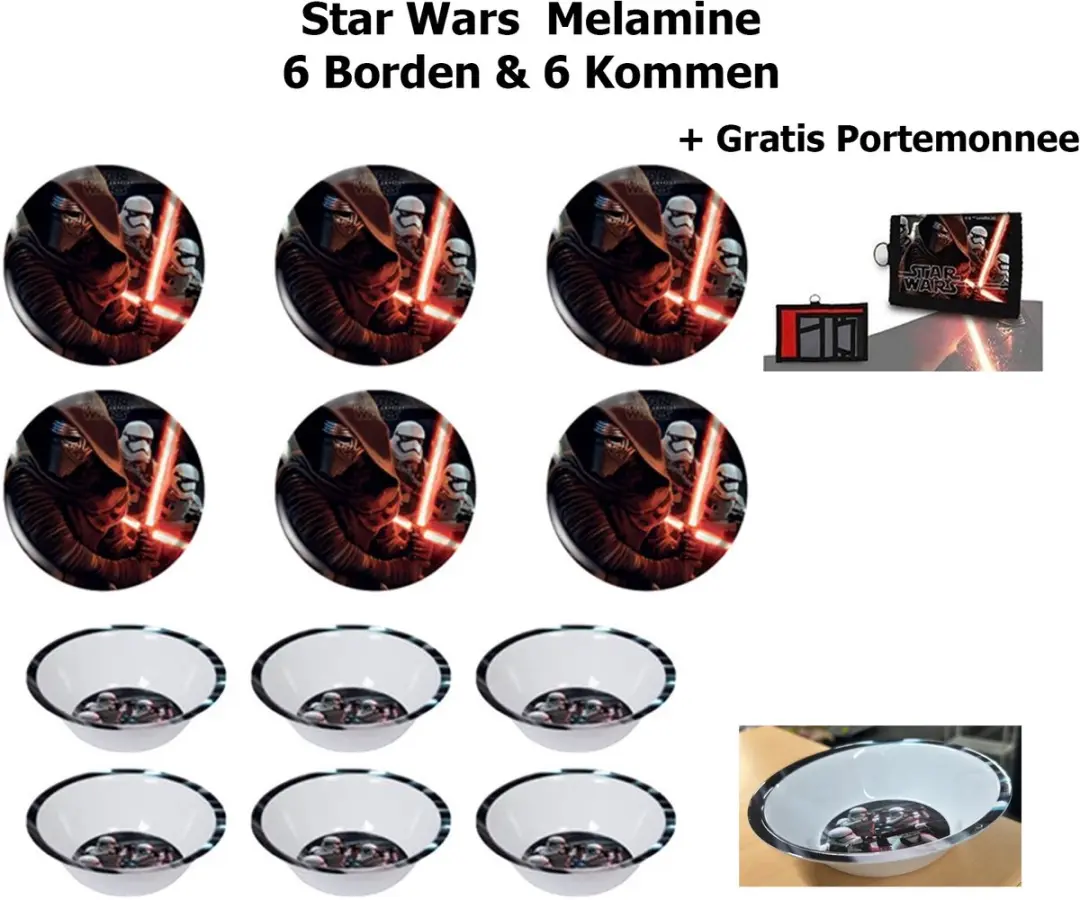Disney Star Wars Kinderservies Melamine