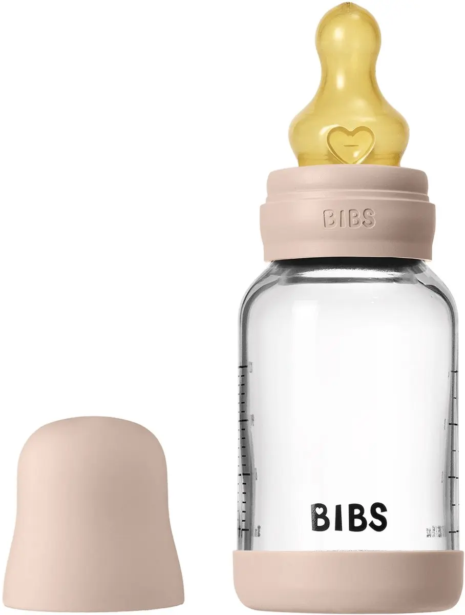 BIBS Glass Babyfles Slow Flow 120ml