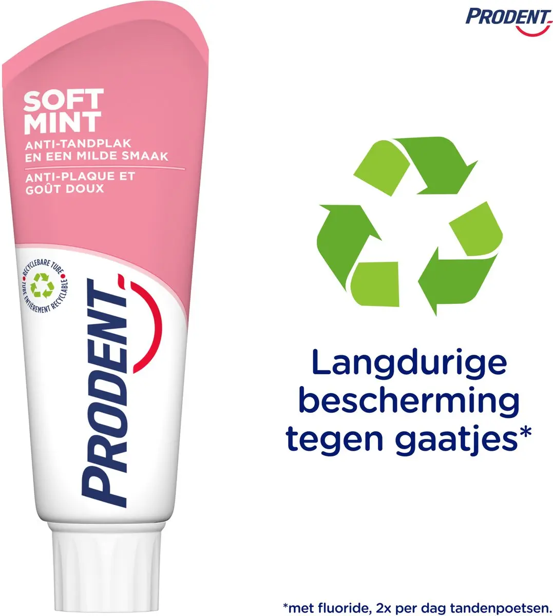 Prodent Tandpasta Soft Mint 12x75ml