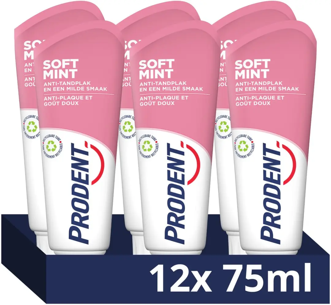 Prodent Tandpasta Soft Mint 12x75ml