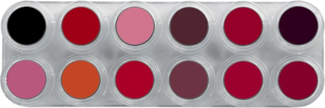 Grimas Lipstick Palette LF - 12 Kleuren