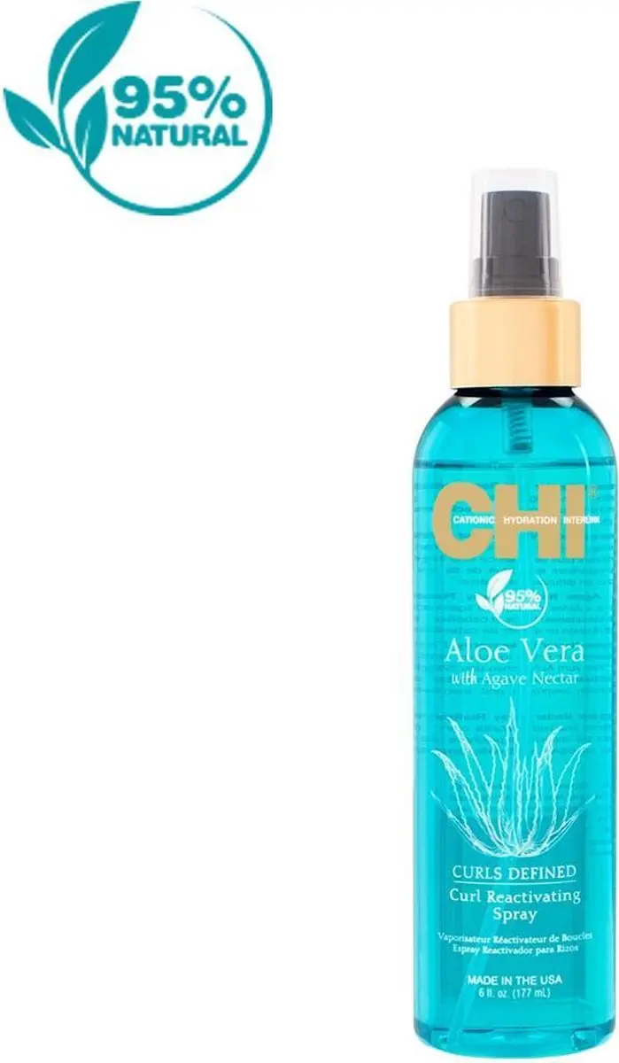 Chi Natural Life Aloe Vera Agave Nectar Curl Reactivating Spray 177ml